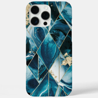 Coques iPhone 16 Pro Max Élégant cuivre | Feminine Opulent Turquoise Gold C