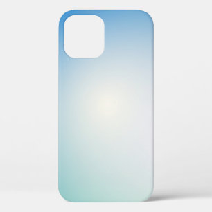 Case-Mate iPhone Case Élégant dégradé de bleu clair et blanc
