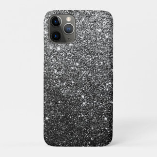 Case-Mate iPhone Case Elégant Faux Black Parties scintillant Luxe