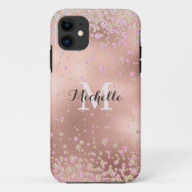 Elégant Faux Rose Gold Foil Personnalisé
