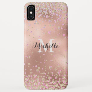 Case-Mate iPhone Case Elégant Faux Rose Gold Foil Personnalisé