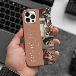 Coque iPhone 15 Pro Max Elégant Fête des Mères Collage photo personnalisé