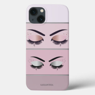 Case-Mate iPhone Case Élégant Frais Moderne Chic Rayé, Cils
