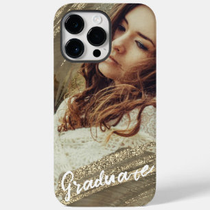 Coque Pour Pour iPhone 14 Pro Max Elégant Gold Brown Green pour la photo de deuxième