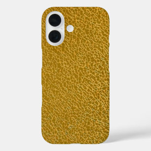 Coques iPhone 16 Elégant Gold Texture Protective
