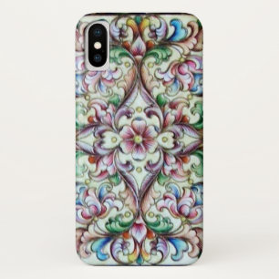 COQUES POUR iPhone ÉLÉGANT IMAGINAIRE FLORAL VERT ROSE