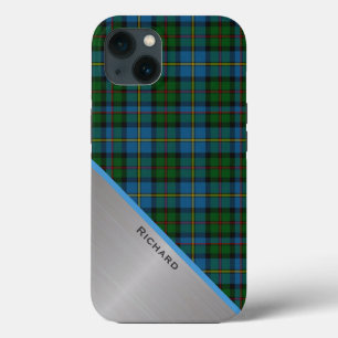 Case-Mate iPhone Case Élégant look couleur MacLeod Plaid & Aluminium