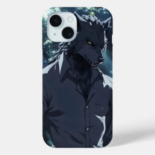 Coque Pour iPhone 15 Élégant loup-garou Anime