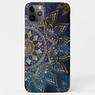 Case-Mate iPhone Case Elégant Mandala Gold Blue Galaxy
