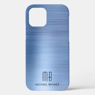 Case-Mate iPhone Case Élégant Monogramme Bleu