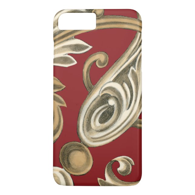 Coques Case-Mate iPhone Elégant Motif Botanique avec Foliage Tan (Dos)