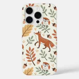 Coques iPhone 16 Pro Élégant Motif d'automne scandinave