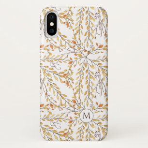 Case-Mate iPhone Case Élégant Motif de feuillage d'automne personnalisé