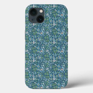 Case-Mate iPhone Case Élégant motif floral bleu