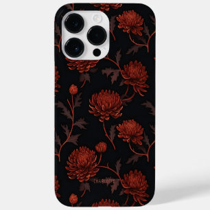 Coque Pour Pour iPhone 14 Pro Max Élégant nom floral botanique personnalisé