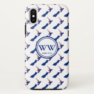 Case-Mate iPhone Case Élégant NOUVELLE-ZÉLANDE Monogramme Vie Abondante