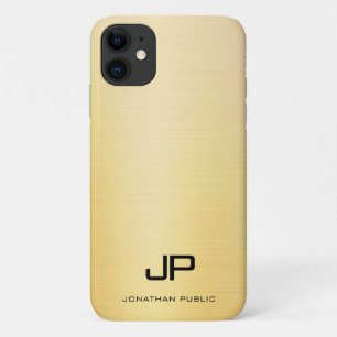 Case-Mate iPhone Case Elegant Or Moderne Monogramme Nom Modèle