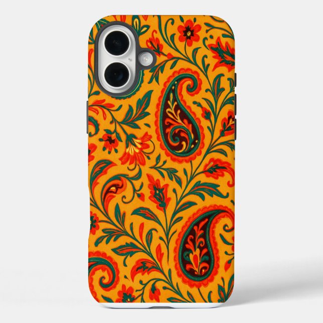Coques Case-Mate iPhone Elegant Paisley Floral Pattern (Verso)