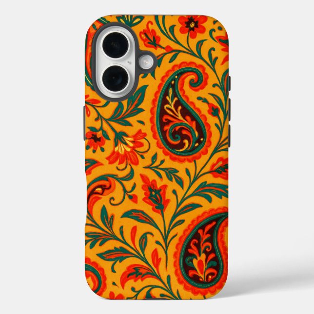 Coques Case-Mate iPhone Elegant Paisley Floral Pattern (Verso)