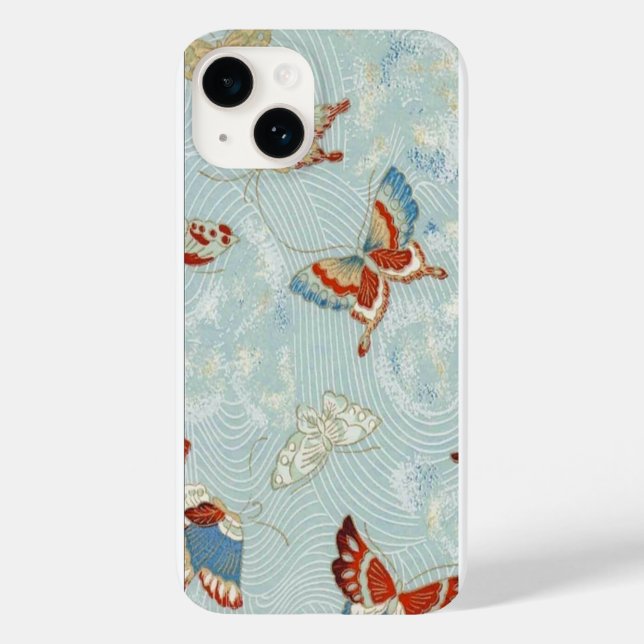 Coques Case-Mate iPhone Élégant Papillons Origami Washi Japonais (Verso)