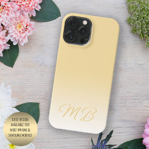 Coque Pour Pour iPhone 14 Pro Max Élégant personnalisé Lumière Toscane Monogramme Ja