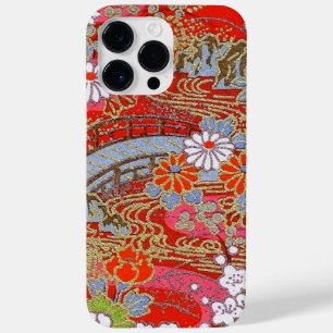 Coque Pour Pour iPhone 14 Pro Max Elégant pont de fleurs Washi Origami japonais