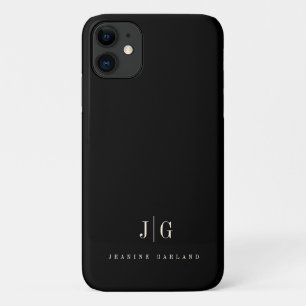 Case-Mate iPhone Case Élégant professionnel simple Monogramme minimali