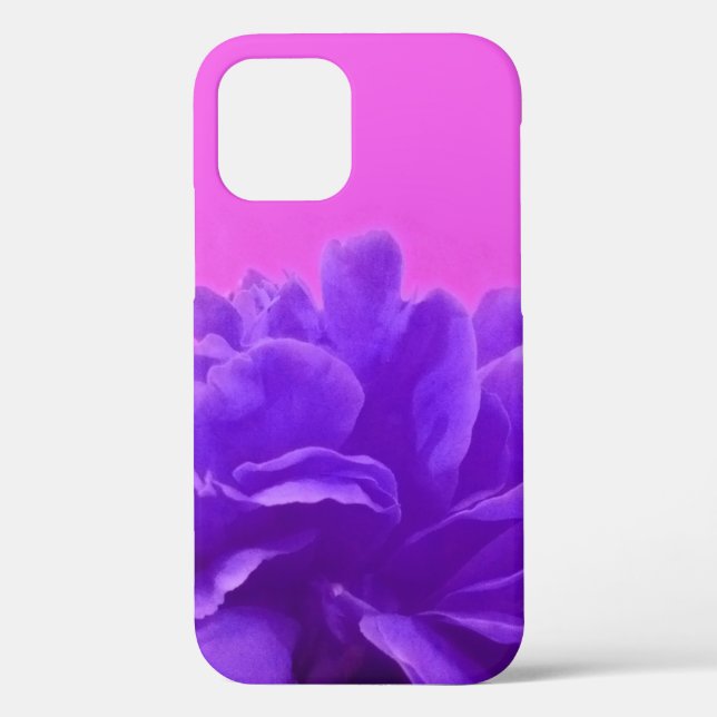 Coques Case-Mate iPhone Elegant Purple Raspberry Floral (Verso)