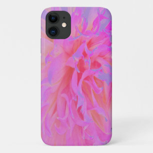 Case-Mate iPhone Case Élégant rose chaud et Magenta Dahlia décorative