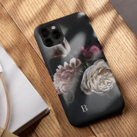 Élégant Rose floral foncé