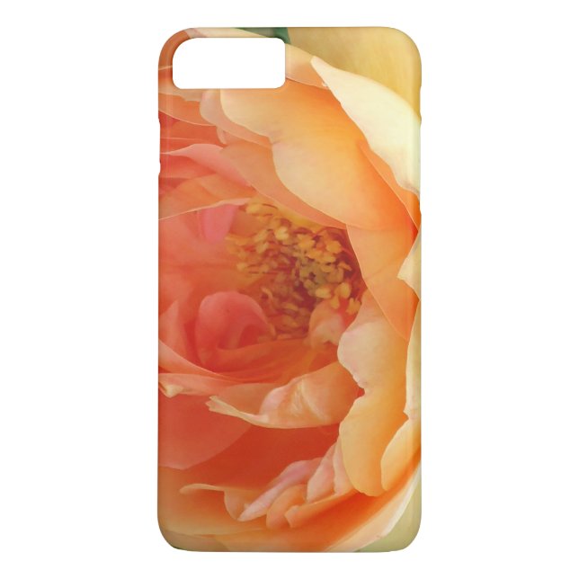 Coques Case-Mate iPhone Élégant Rose orange (Dos)