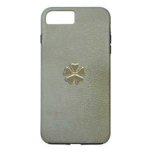 Coque Case-Mate Pour iPhone Elégant Shamrock St.Patrick`s Day, Cuir vert