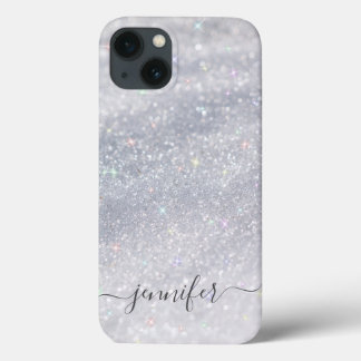 Case-Mate iPhone Case Elegant Silver Glitter