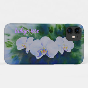 Case-Mate iPhone Case Elégante aquarelle blanche orchidées boho tropical