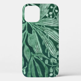 Case-Mate iPhone Case Elégante aquarelle Botanique Vert Feuille