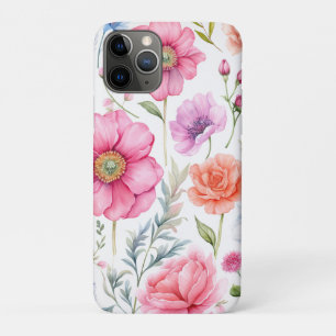 Case-Mate iPhone Case Elégante aquarelle Fleurs colorées Flora Motif