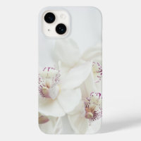 Élégante boîte téléphonique pour orchidées blanche