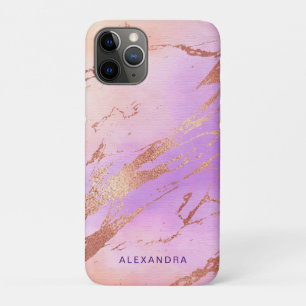 Case-Mate iPhone Case Elégante couleur or rose chick moderne couleur or