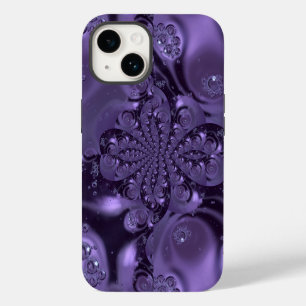 Coque Pour iPhone 14 Élégante étincelle Royale Purple Liquide