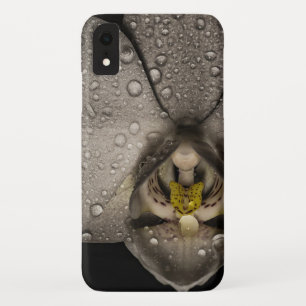 Case-Mate iPhone Case Elégante fleur d'orchidée gris noir