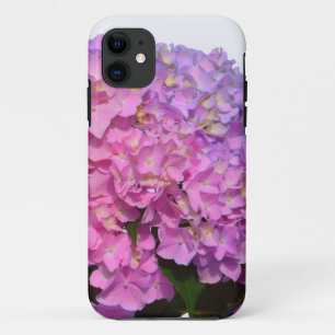 Coque Case-Mate Pour iPhone Elégante florales violettes roses hydrangées