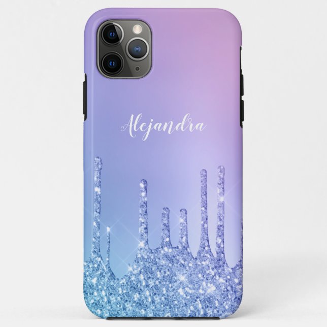 Coques Case-Mate iPhone Elégante gouttelettes de parties scintillant éléga (Dos)