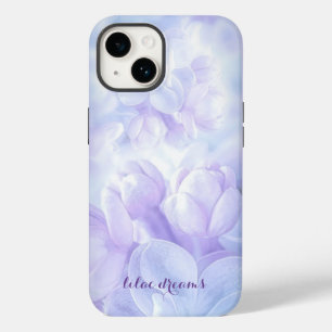 Coque Pour iPhone 14 Elégante Lilac Fleurs violettes Lumière Design