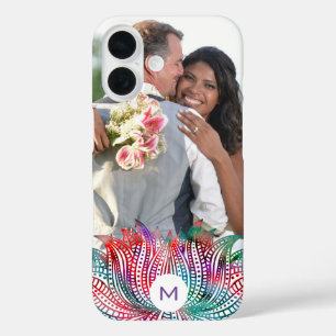 Coques iPhone 16 Elégante Lotus Flower Photo personnalisée