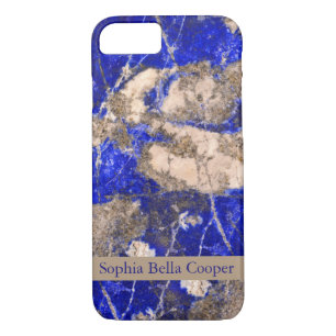 Coque Case-Mate Pour iPhone Elégante motif en marbre bleu blanc gris