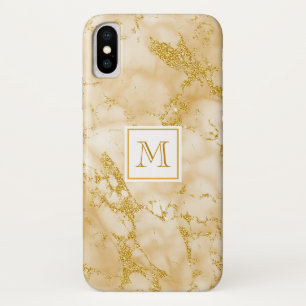 Case-Mate iPhone Case Elégante Parties scintillant en or de marbre doré