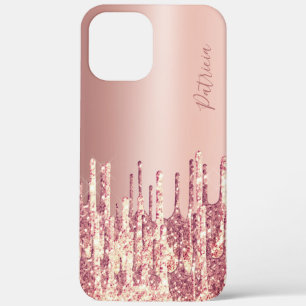 Case-Mate iPhone Case Élégante parties scintillant en or rose cuivre gou