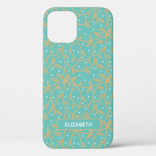 Case-Mate iPhone Case Elégante Vins d'or Aqua