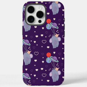 Coques iPhone 16 Pro Max Élément et Lapin Montgolfière spatiale   Fantaisis