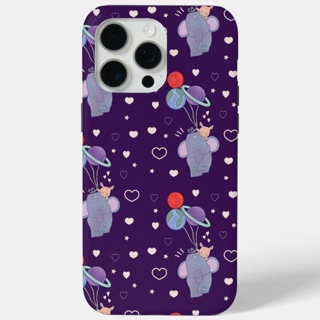 Coques Case-Mate iPhone Élément et Lapin Montgolfière spatiale | Fantaisis (Verso)